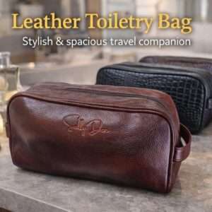 Leather Toiletry Bag - Sallydee