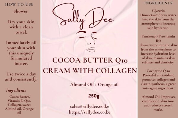 Cocoa Butter Q10 Cream with Collagen